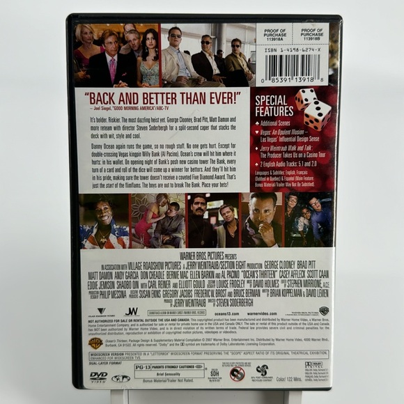 Ocean’s Thirteen. Brad Pitt. George Clooney. Matt Damon. Don Cheadle. - Picture 3 of 4